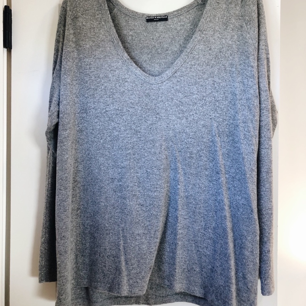 Brandy Melville Sweater | Gray, One Size